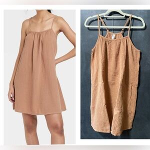 Stars Above 100% Cotton Gauze Tank Dress - M